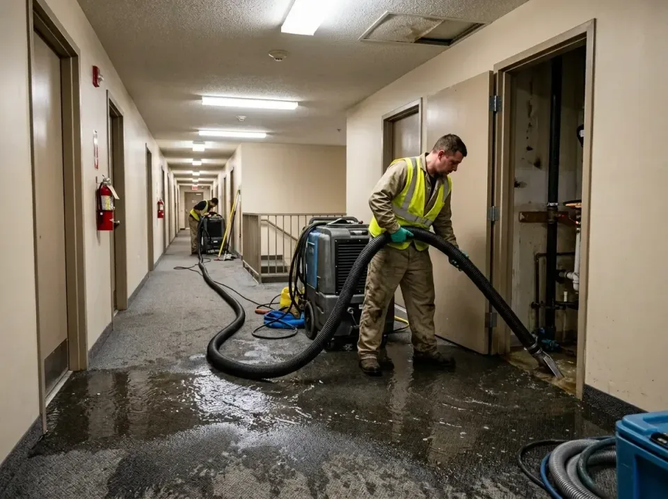 multi-unit-apartment-hallway-f-005 — frequently asked questions, Emergency Burst Pipe Water Extraction & Removal in Chatfiel…